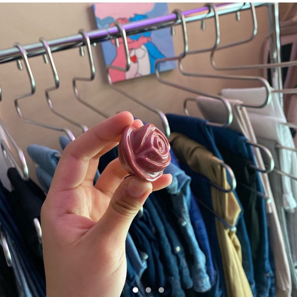 Cute Rose Handmade Incense Holder